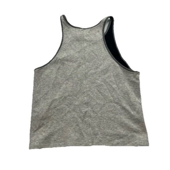 NWOT Women’s Madewell offline Terry Tank Black &Grey M - Picture 2 of 6
